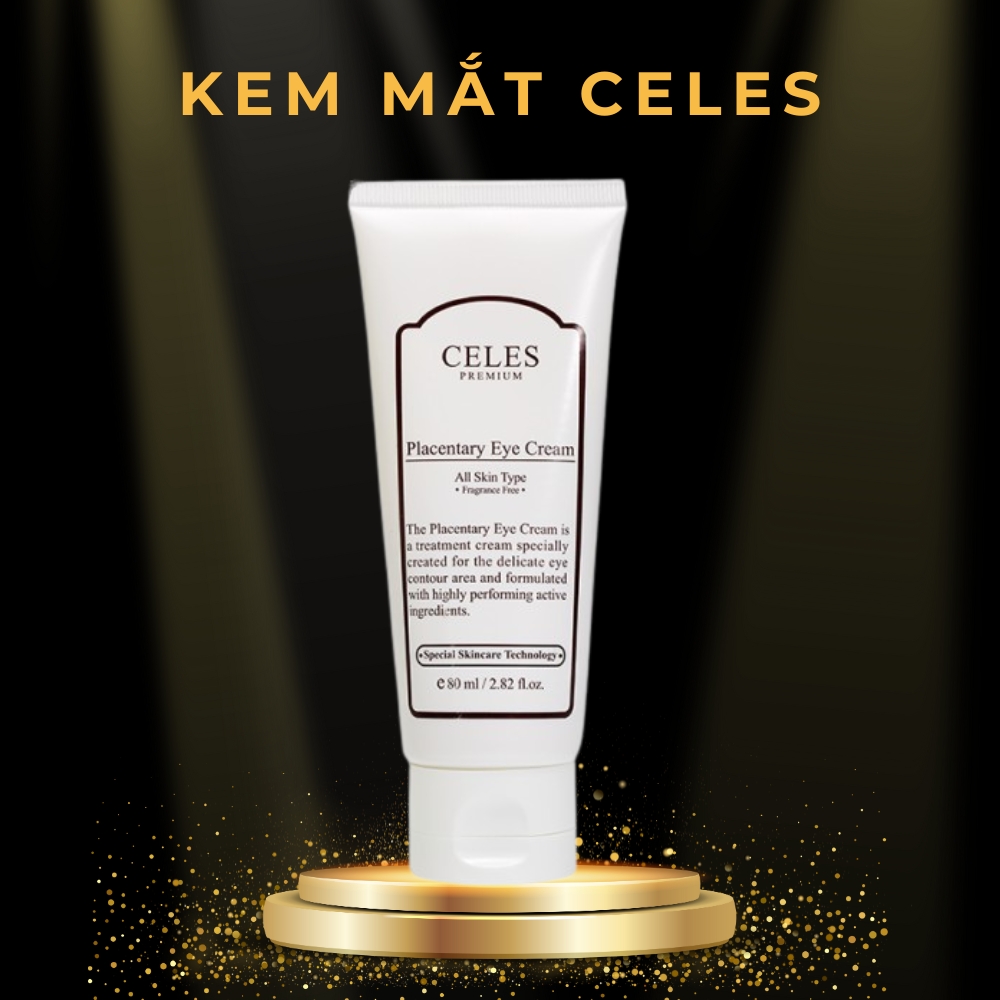Kem Mắt Nhau Thai Cừu Celes Premium Placenty Eye Cream 80ml