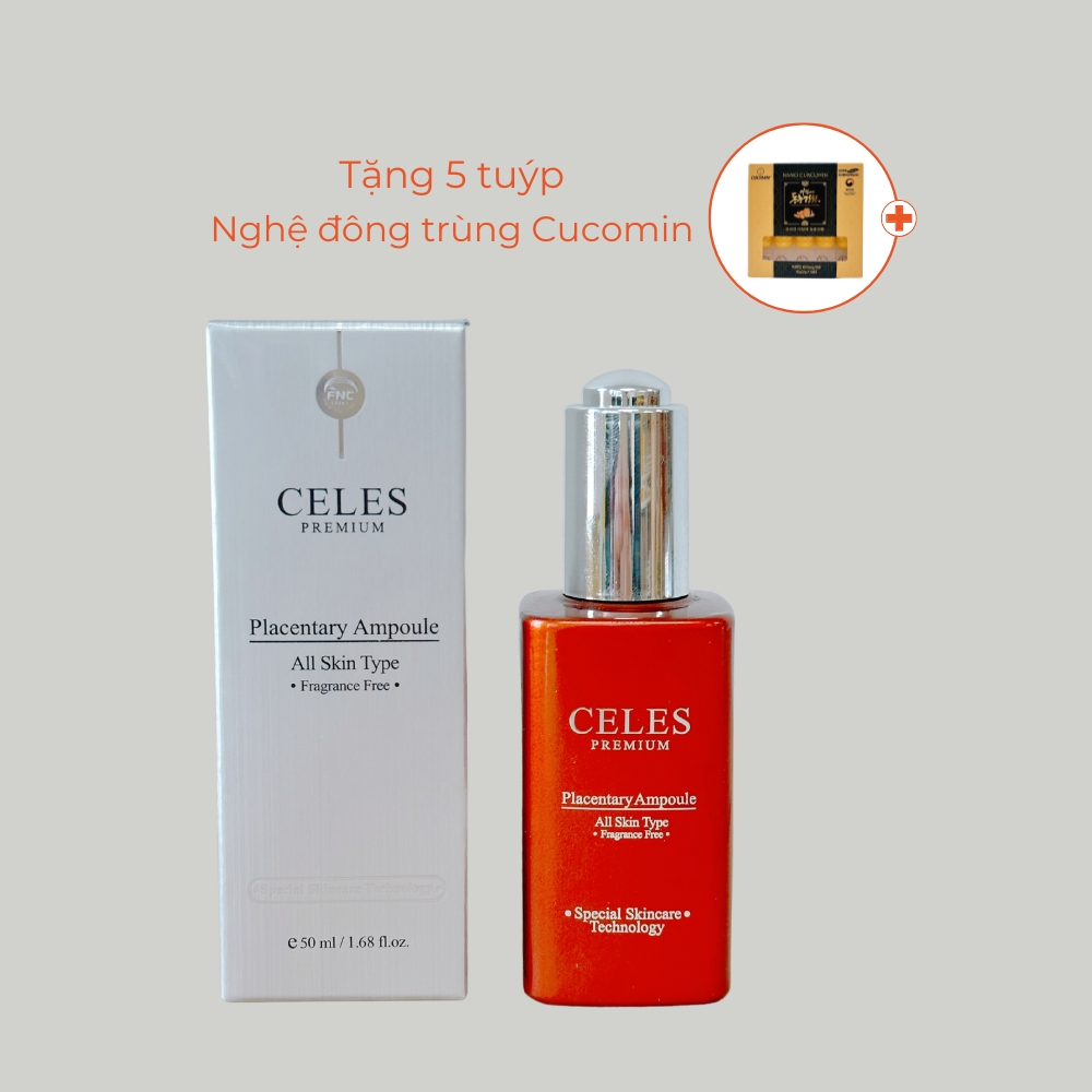 Tinh Chất Nhau Thai Cừu Celes Premium Placentary Ampoule 50ml